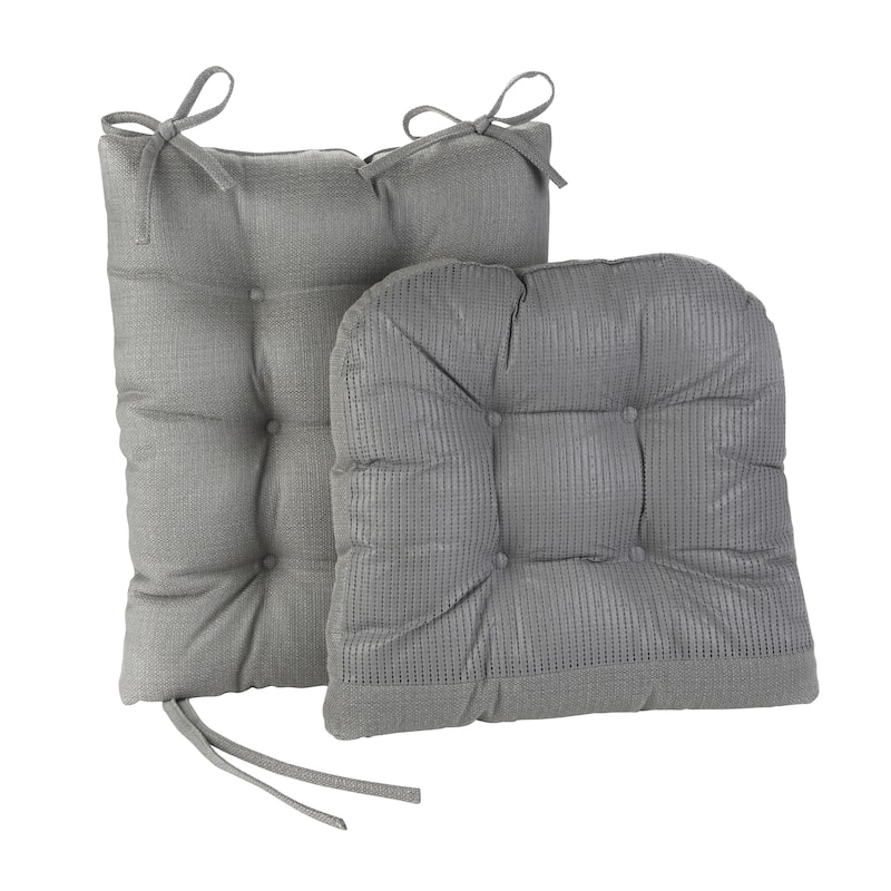 Klear Vu Non-Slip Omega Jumbo Rocking Chair Cushion Set