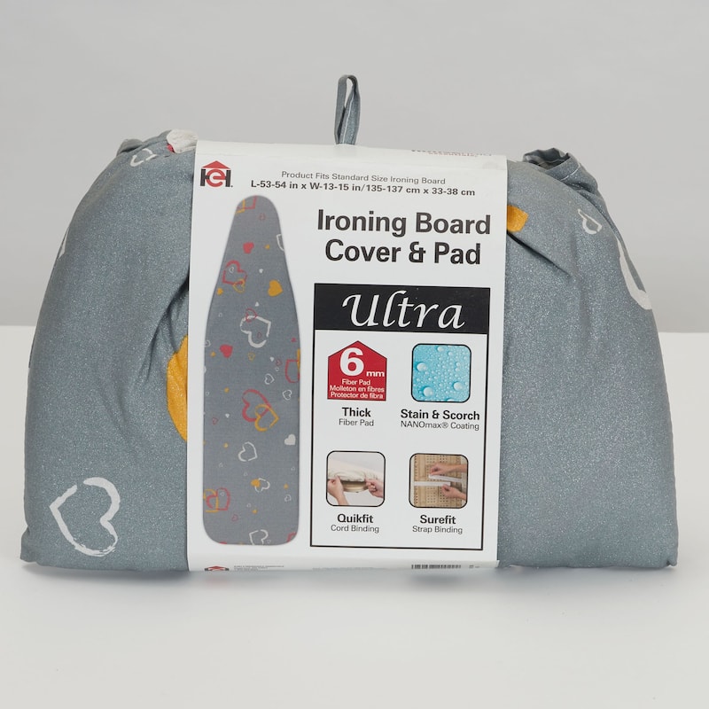 Household Essentials Ironing Board Cover and Pad - 58.5"L x 18.0"W x 0.0"H