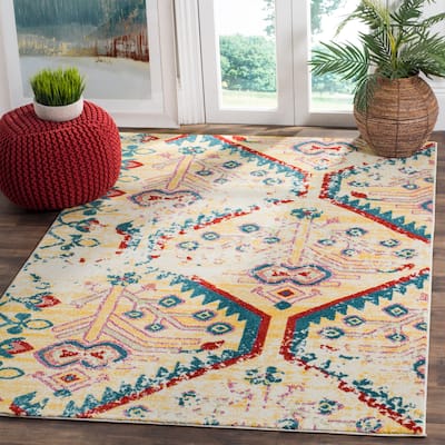 SAFAVIEH Watercolor Zafeiria Modern Abstract Rug