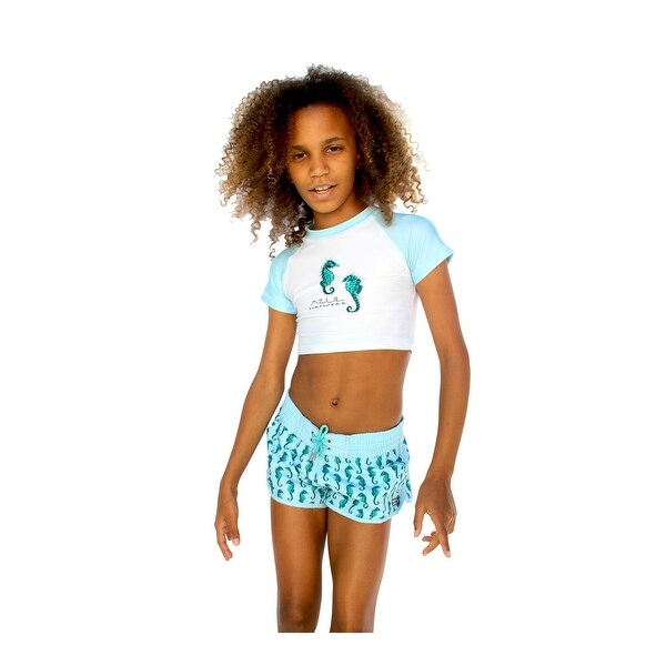 little girl swim shorts