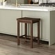 preview thumbnail 50 of 65, Now Furniture Solid Wood Backless Saddle Seat Counter Height Stool