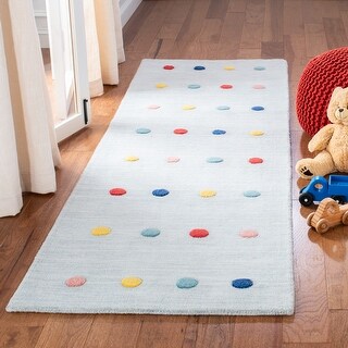 SAFAVIEH Kids Karan Polka Dot Wool Rug