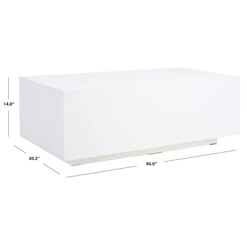 SAFAVIEH Dina Rectangle Coffee Table - 40" W x 20" D x 14" H - 40Wx20Dx14H