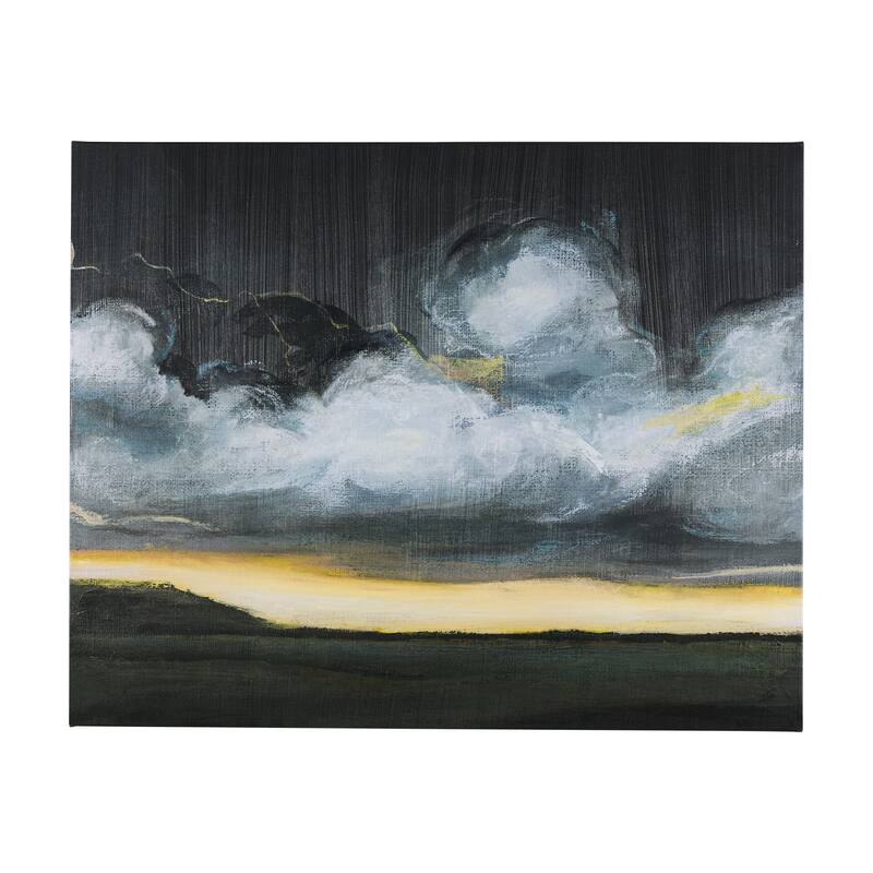 Stormy Skies I (30 x 24) Canvas Art Print - Small