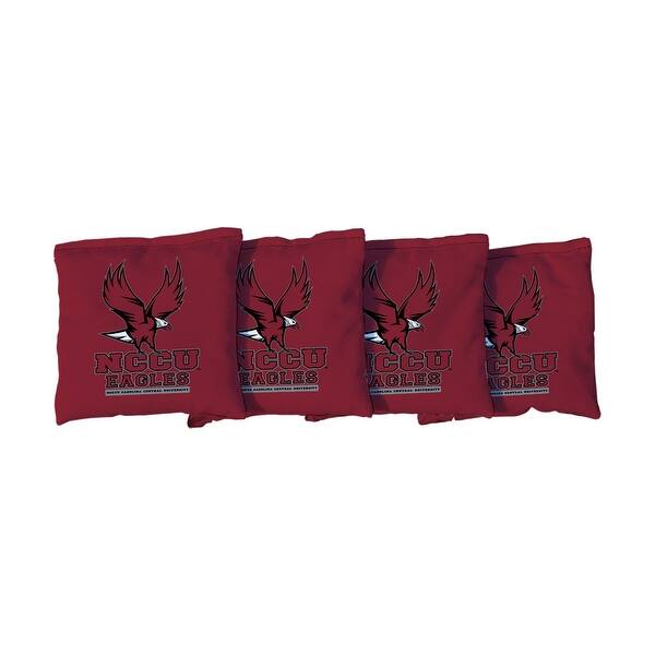 slide 2 of 3, North Carolina Central NCCU Eagles Red Cornhole Bags All-Weather Resin Filled