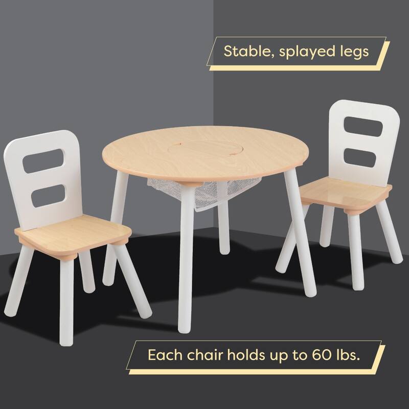 KidKraft 3-piece Round Table and Chair Set