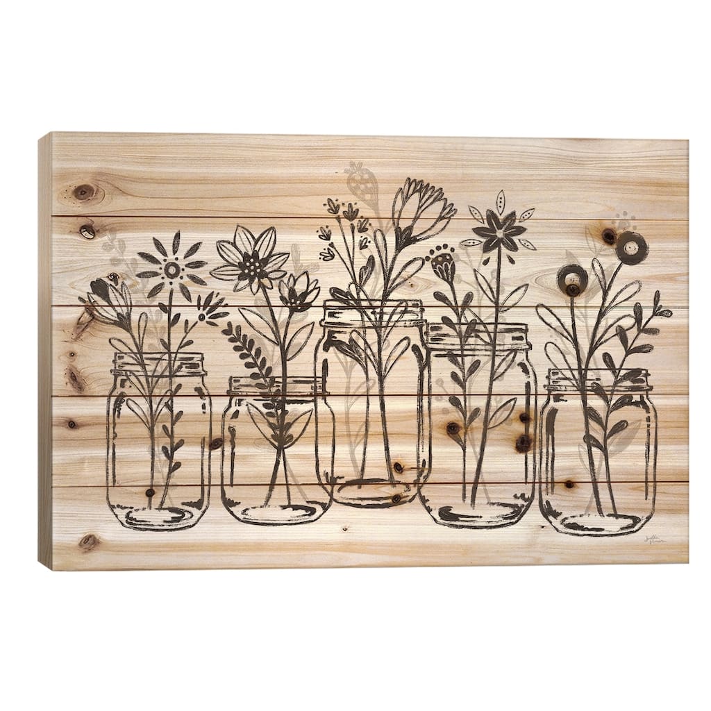 Our Nest II Print On Wood by Janelle Penner - Multi-Color