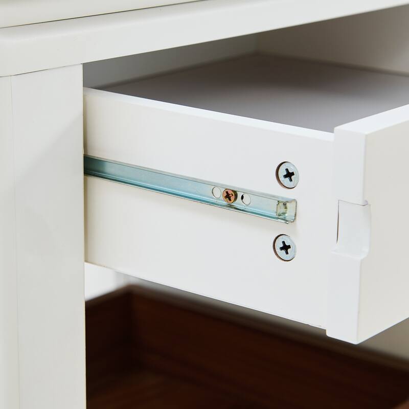 Anmytek 27.6 Inch Modern Foldable Coffee Table with Casters Multi Tier Storage Side Table