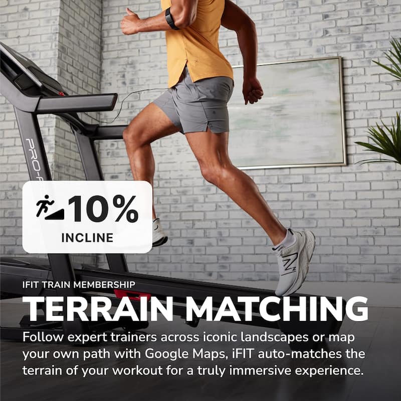 ProForm Carbon TL; Treadmill for Walking and Running with 5" Display, Built-In Tablet Holder and SpaceSaver Design
