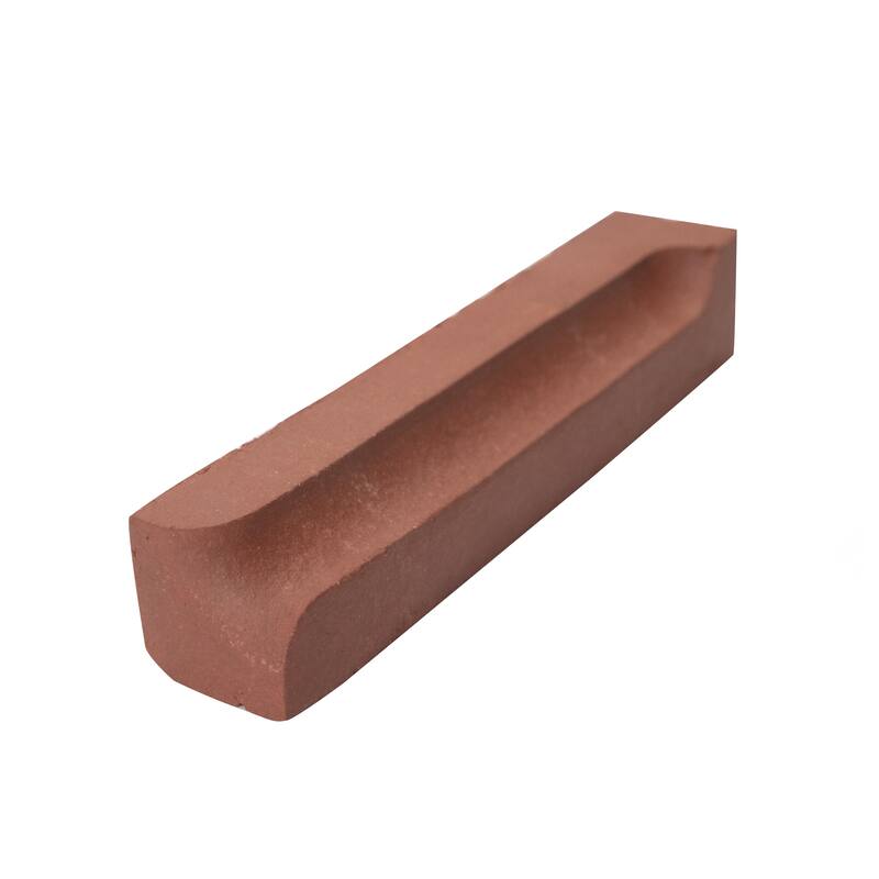 Merola Tile Quarry In Corner Red 3/4" x 5-7/8" Ceramic Floor and Wall Trim - (1 Tile)