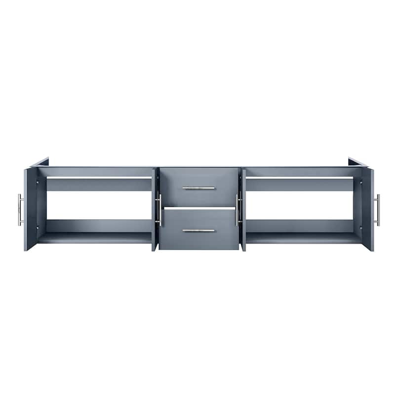 Geneva 80 in. W x 22 in. D Navy Blue Double Bath Vanity