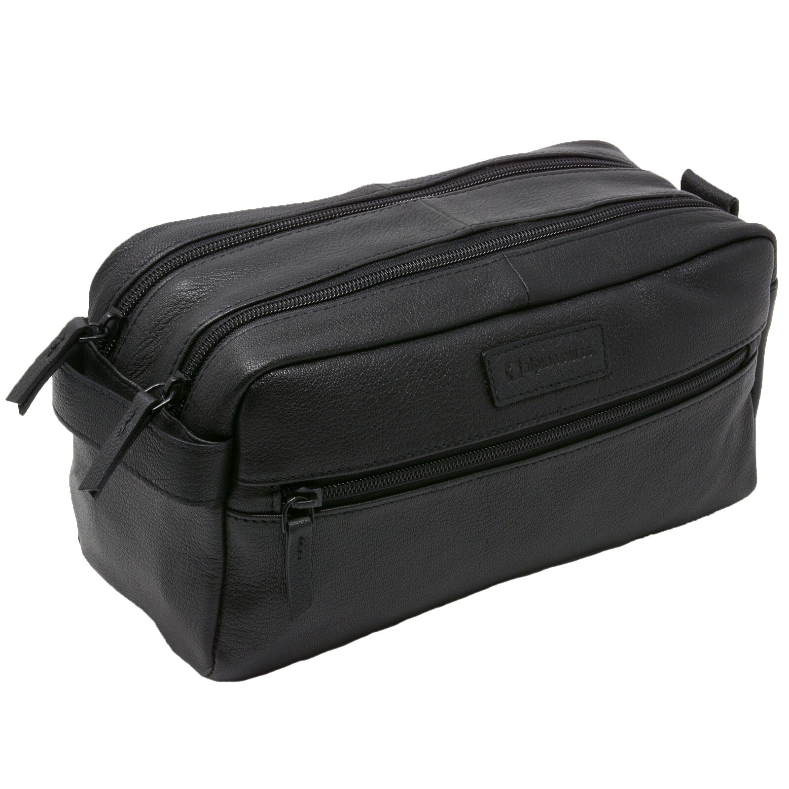 Shop Alpine Swiss Sedona Toiletry Bag Genuine Leather Shaving Kit Dopp Kit Travel Case One Size Overstock 31518722