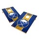 preview thumbnail 1 of 3, Vintage Buffalo Sabres NHL Regulation 2x4 Cornhole Set Include Carry Case