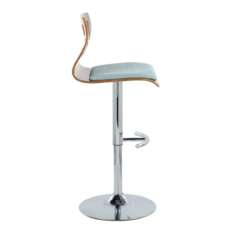 Carson Carrington Sala Adjustable Bar Stool with Rounded T Footrest (Set of 2)