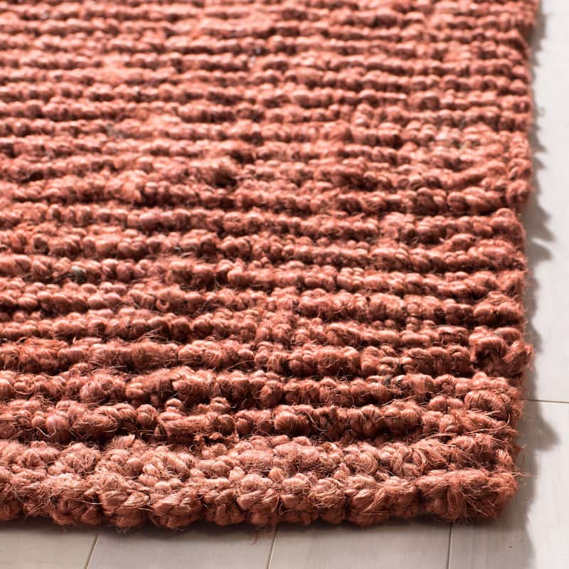 SAFAVIEH Jerneja Handmade Solid Chunky Jute Area Rug