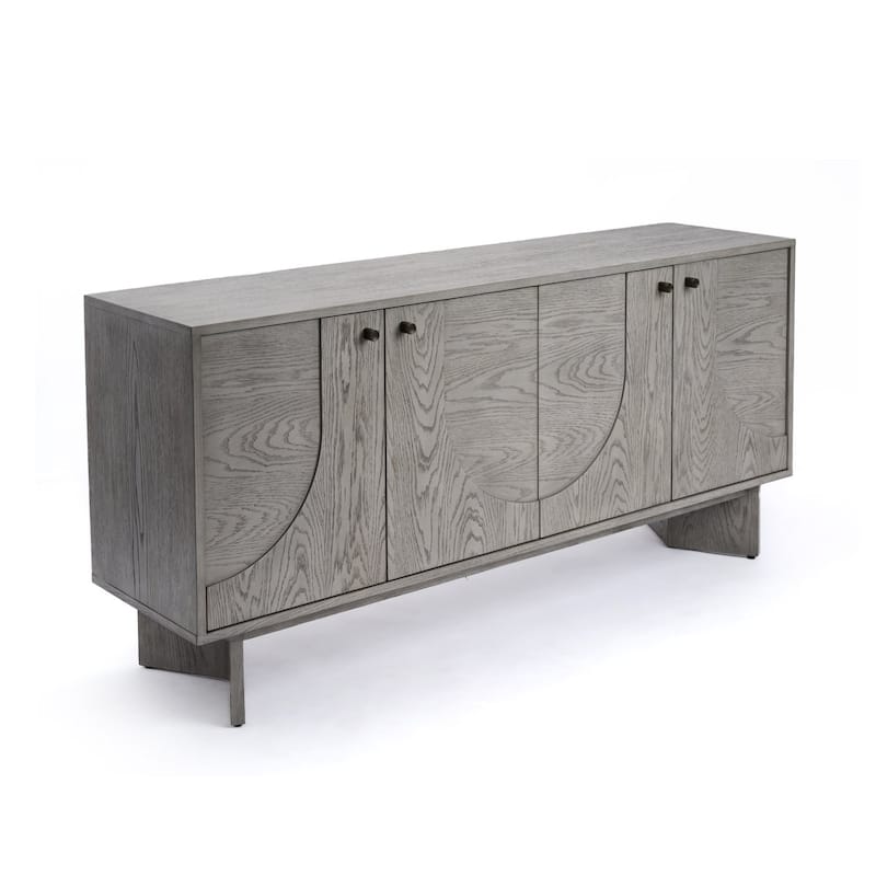 Studio London Modern Sideboard Oak Storage Cabinet and Buffet Console