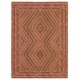 preview thumbnail 1 of 7, ECARPETGALLERY Hand-knotted Tajik Caucasian Purple Wool Rug - 6'7 x 8'9 Purple - 6'7 x 8'9
