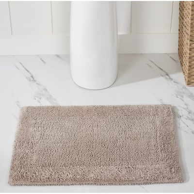 Better Trends Bath Rugs Set 100% Cotton Tufted Soft Water Absorbent Bathroom Rug for Shower, Sink Bath Mats Edge Collection