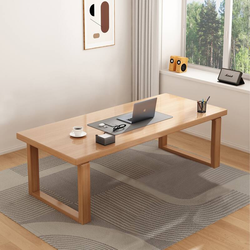 Executive Office Desk, Large Modern Computer Workstation Table - 70.9"