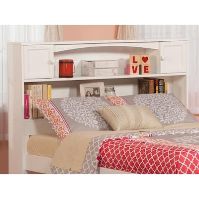 AFI Newport Bookcase Headboard with Attachable Charger