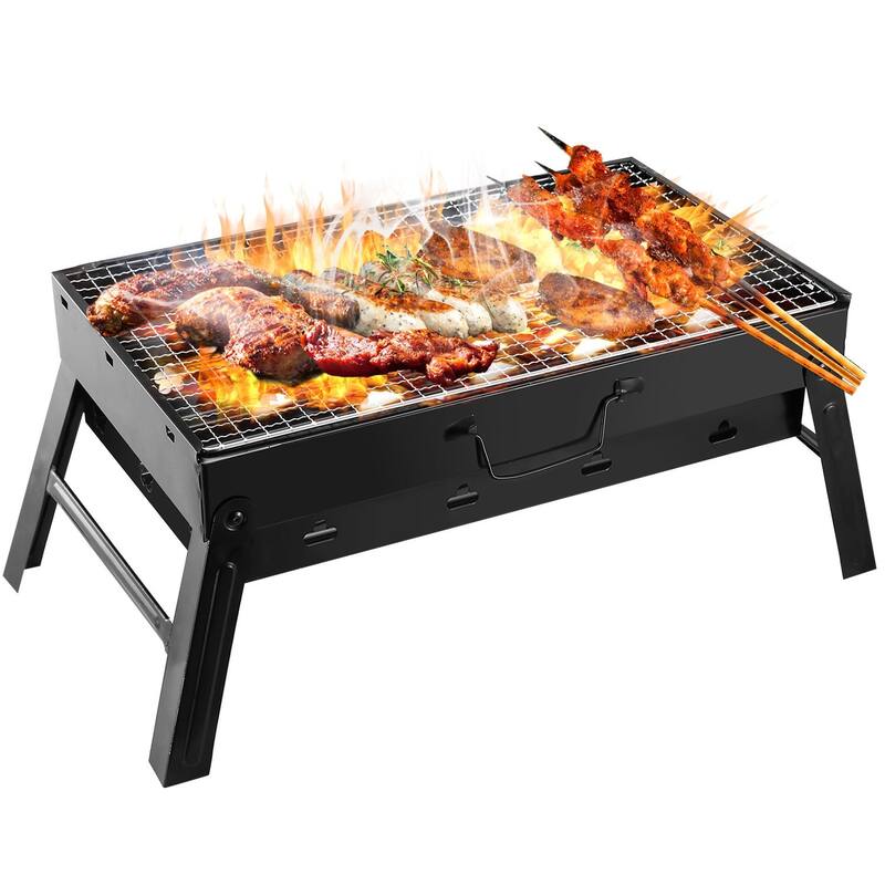 Foldable Smoker Grill Portable Lightweight BBQ Charcoal Grill