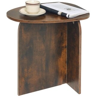 Small Triangle End Table for Living Room, Modern Accent with Unique ...