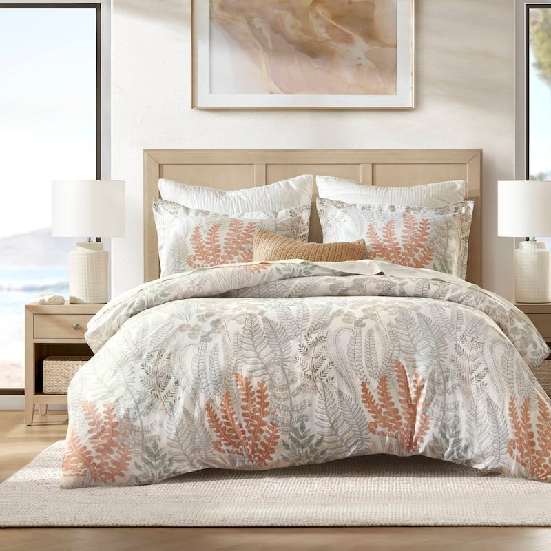 Harbor House Botanical 100% Cotton Sateen Duvet Cover Set
