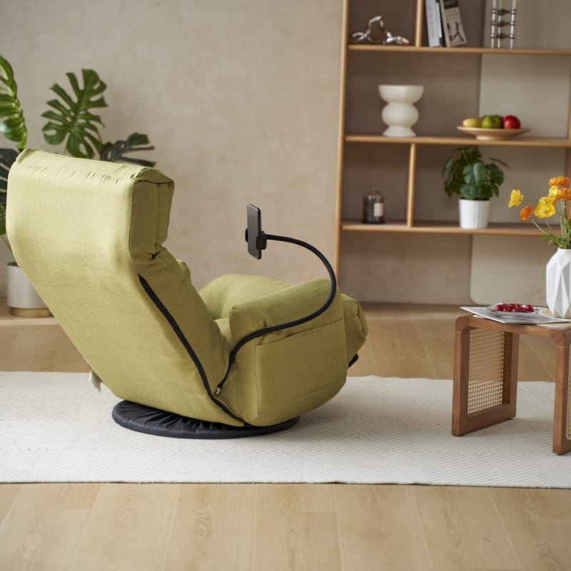 Reclining Ergonomic Swiveling Floor Game Chair