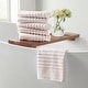 preview thumbnail 16 of 150, Linery & Co. Combed Cotton Bath Towel Set Hand Towel (Pack of 6) - Blush