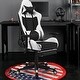 preview thumbnail 14 of 56, Costway Massage Gaming Chair Reclining Racing Office Computer Chair