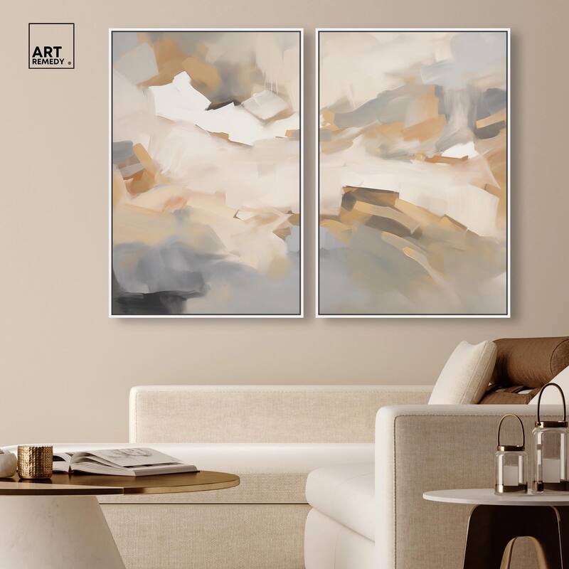 Lost in Thought Canvas Set of 2 by Art Remedy