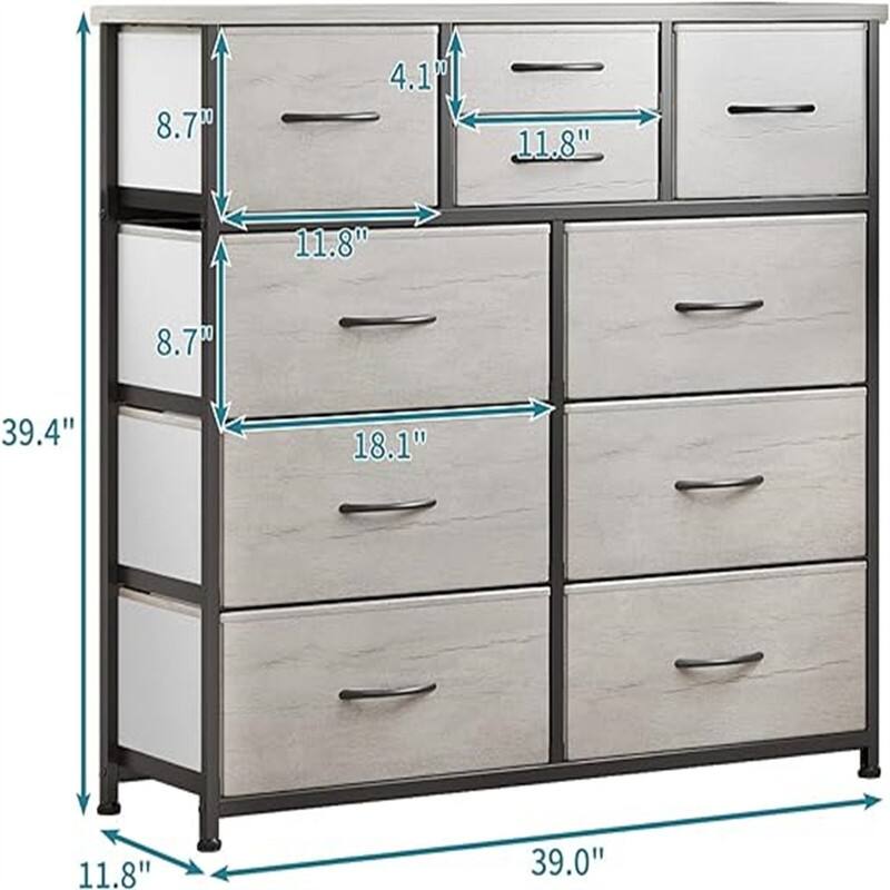 Furniture Storage Chest Tower Unit for Bedroom