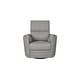 preview thumbnail 1 of 23, Compass Upholstered Power Swivel Glider Pebble