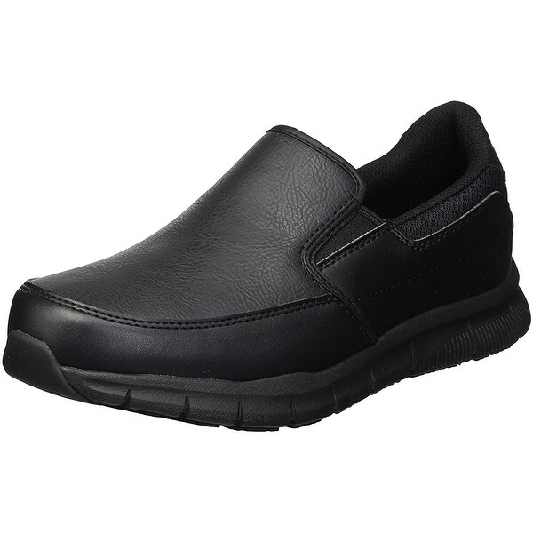 skechers slip on safety shoes