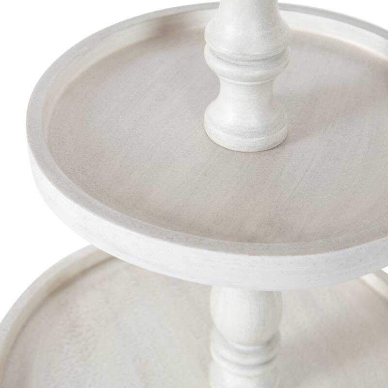 Kate and Laurel Downing Three Tiered Tray - 12x12x24