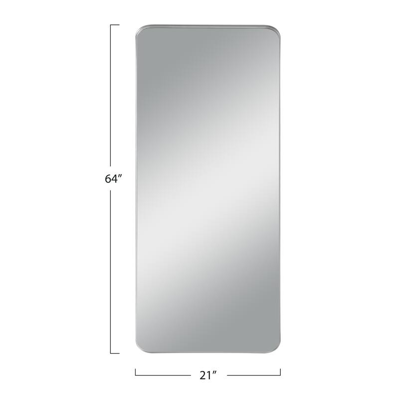 Modern Aluminum Alloy Wall-mounted Rectangular/Arched Deep Mirror