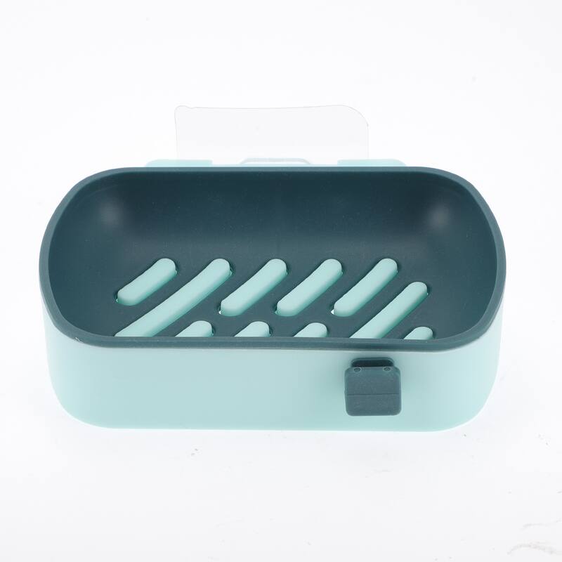 Wall Mounted Soap Dish for Bathroom for Kitchen 5.04"x3.66"x1.18" 1 Pc