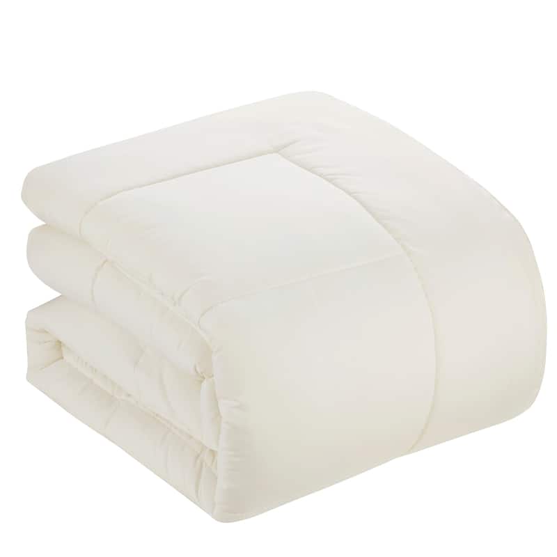 Sweet Home Collection Luxury Solid Bed-In-a-Bag with Sheet Set