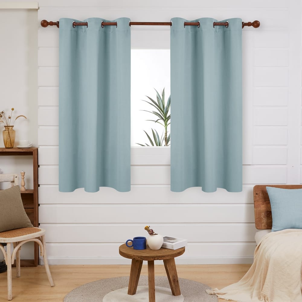 Deconovo Grommet 38 Width Curtain (2 Panel)