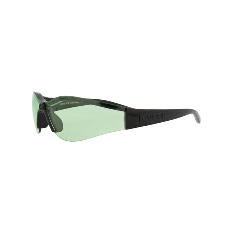 Gucci Shield-Frame Injection Sunglasses