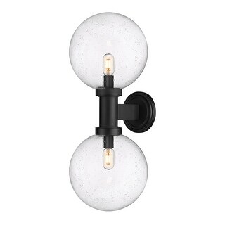 Laurent 2 Light Outdoor Wall Sconce - Black