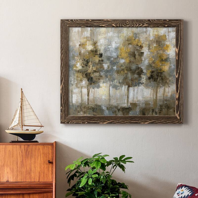 Linen Trees-Premium Framed Canvas - Ready to Hang