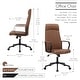preview thumbnail 7 of 13, Porthos Home Shea Office Chair with Tilt Mechanism, PU Upholstery