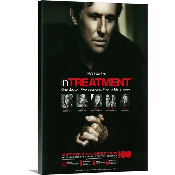 Solid-Faced Canvas Print entitled In Treatment (2008) - TV Poster