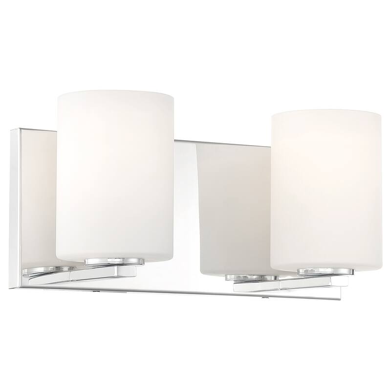 Access Lighting Oslo Chrome LED Bath Vanity with Opal Glass - 2 Lights