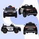 preview thumbnail 9 of 7, Qaba 12V Kids Ride on Police Car, Battery Powerd Electric Car for Kids with 7AH Big Battery, Remote Control, Black