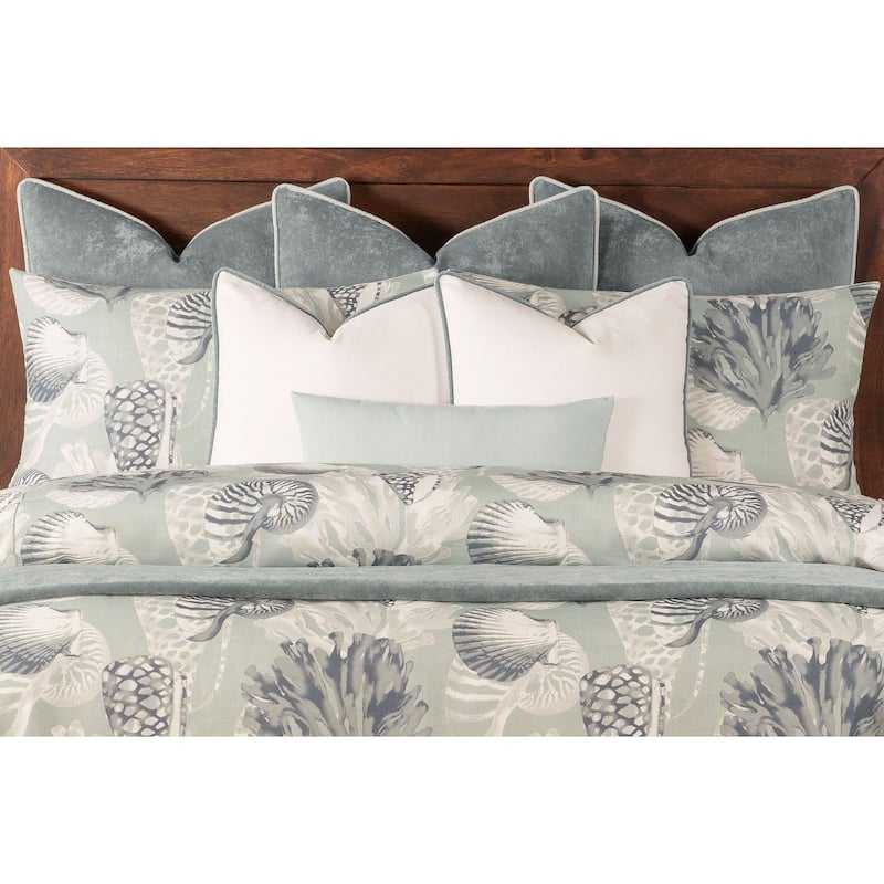 Siscovers Amelia Island Seashell Print Duvet Set