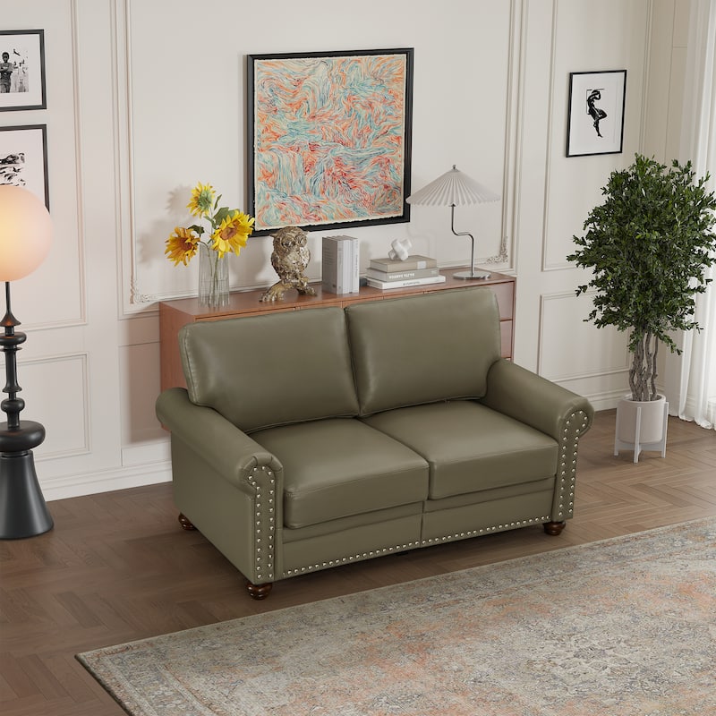 Modern Living Room Sofa with Wood Leg
