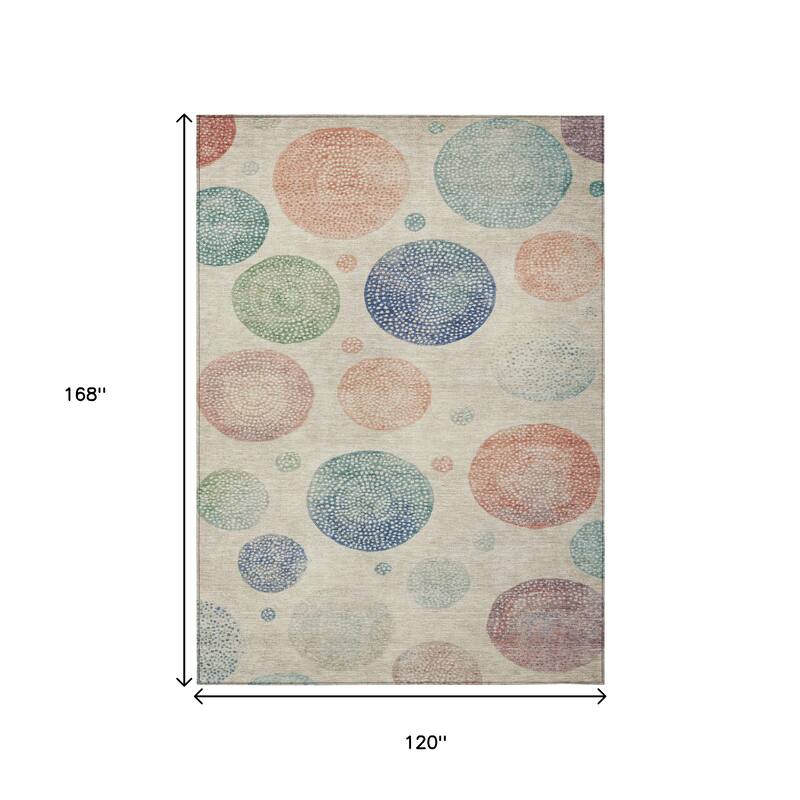 HomeRoots Geometric Transitional Rectangle Outdoor Rug