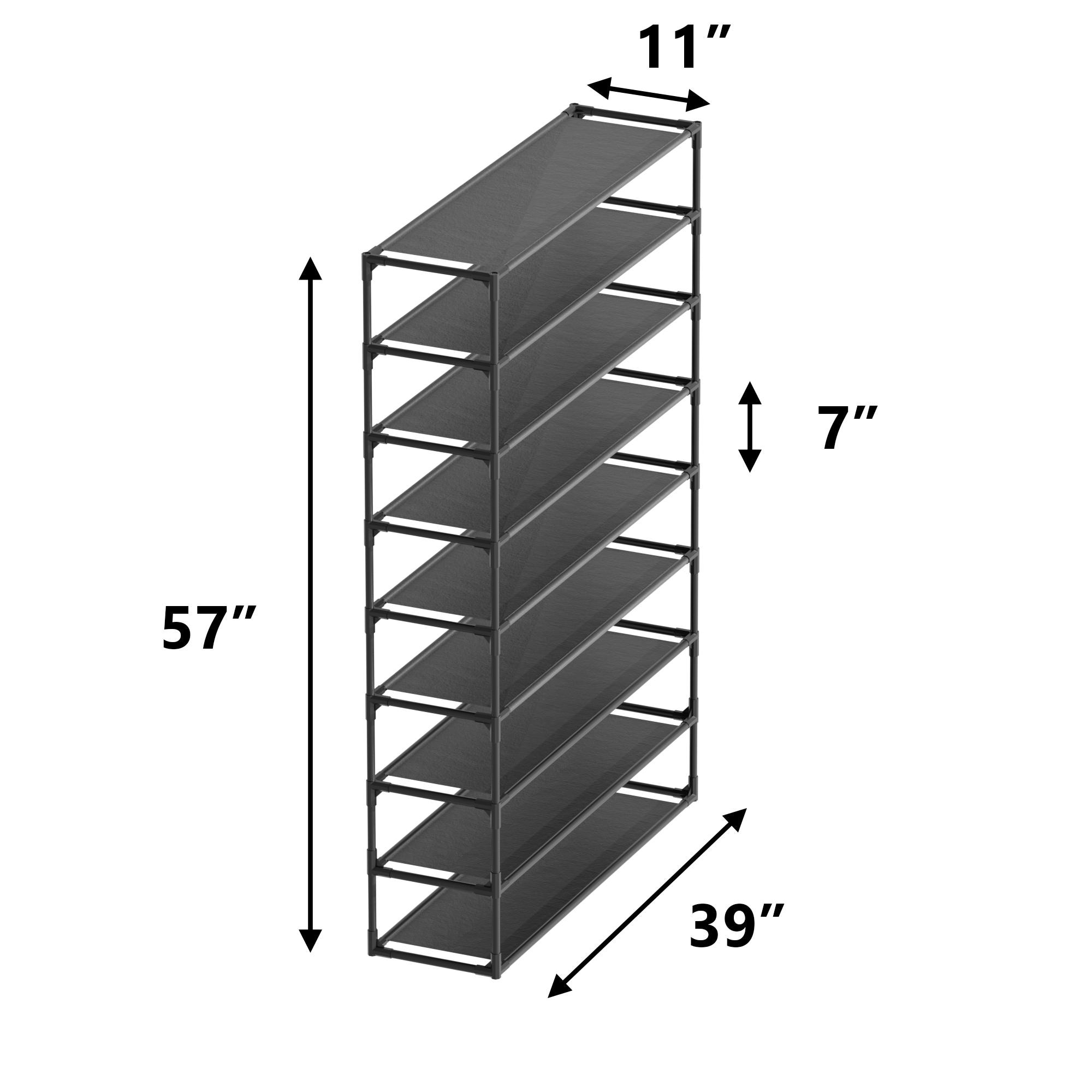 Modern Waterproof Shoe Rack Organizer Tower Space-Saving for Small Areas-image
